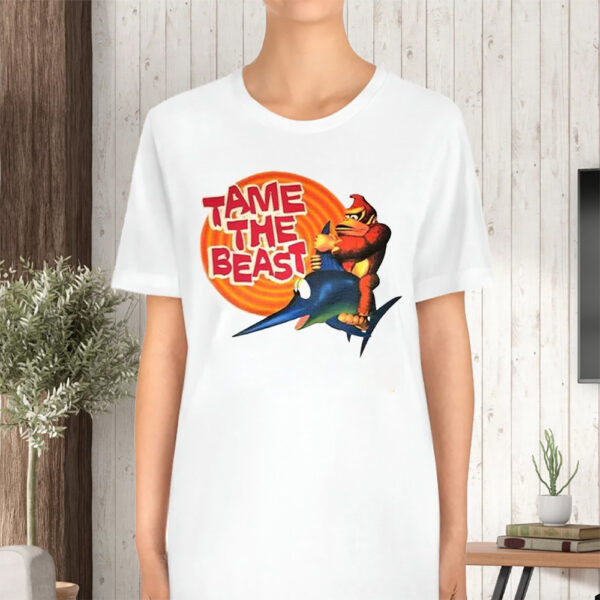 Donkey Kong Country Snes Promo Tame The Beast Tshirt