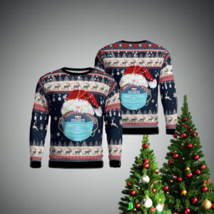 San Bernardino County Fire Christmas AOP Ugly Sweater