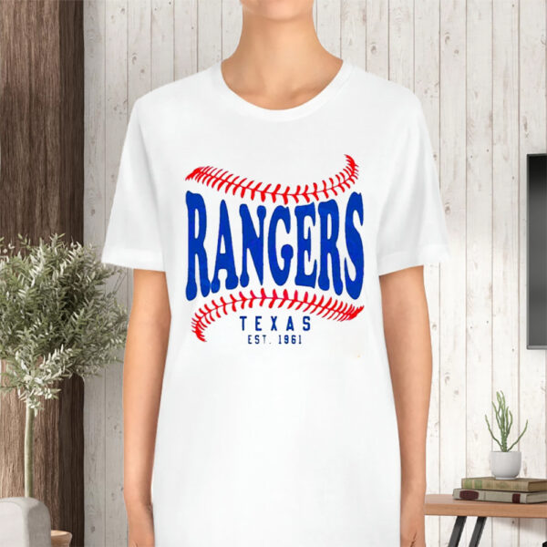 Texas Rangers Baseball Team Est 1961 Tshirt