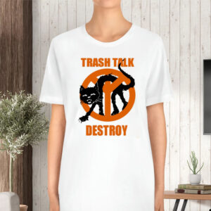 Trash Talk Destroy Cat TShirt