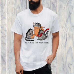 Vintage B Kliban Sex Mice And Rock N Roll Crazy TShirt