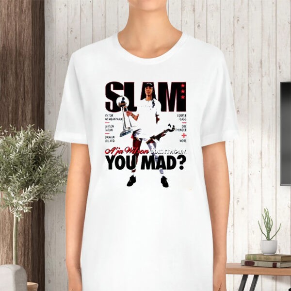 Aja Wilson Does It Again You Mad Tshirt