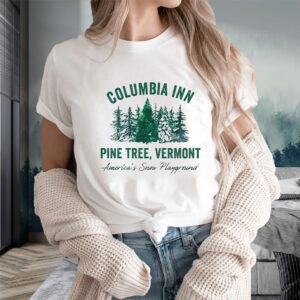 Columbia Inn Pine Tree Vermont Christmas T-Shirts