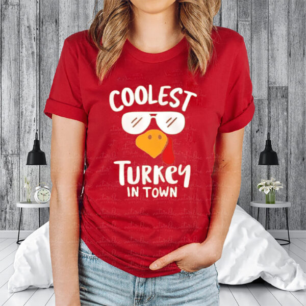 Coolest Turkey In Town Thanksgiving Sweat Shirt