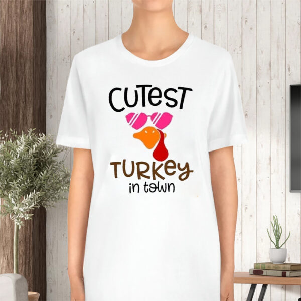 Cutest Turkey In The Town Printed Sweat Tshirt