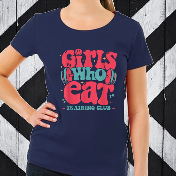 Girls Who Eat Training Club Barbell Fitness Tshirt