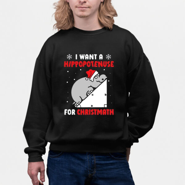 I Want A Hippopotenuse For Christmas Shirts