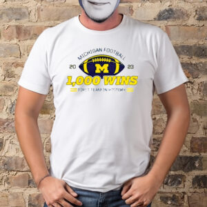 Michigan Football 1000 Wins Shirts