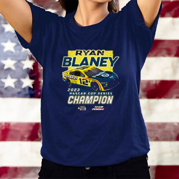 Ryan Blaney 2023 Nascar Cup Series Champion T-Shirts