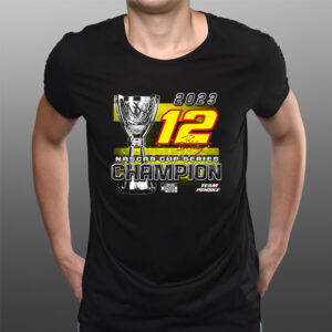 Ryan Blaney Team Penske 2023 Nascar Cup Series Champion Trophy T-Shirts