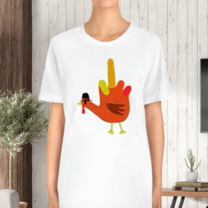 Thanksgiving Bird Funny Hand Turkey TShirt