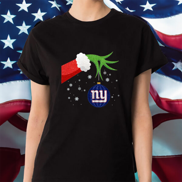 The Grinch Christmas Ornament New York Giants Shirt