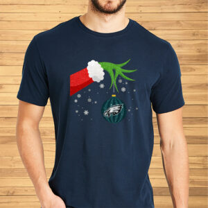 The Grinch Christmas Ornament Philadelphia Eagles Shirt