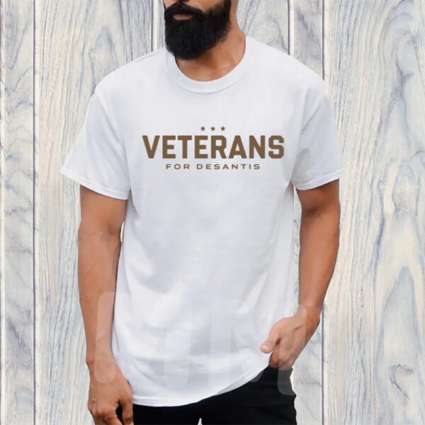 Veterans For Desantis Tshirt