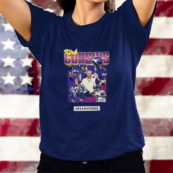 Vikings Kirk Cousins Dreamathon T-Shirts