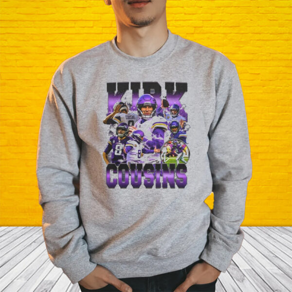 Vintage 90S Graphic Style Kirk Cousins Shirt