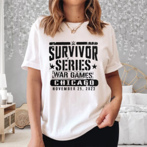 WWE Survivor Series War Game Chicago 2023 Stencil Logo Shirt