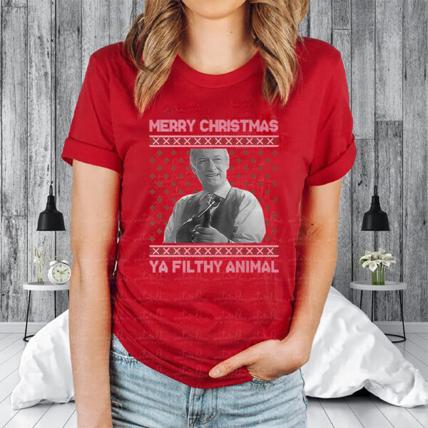 Ya Filthy Animal Tacky Merry Christmas Sweater Shirt