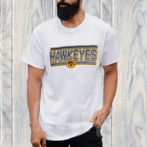 Youth Gold Iowa Hawkeyes Script & Logo TShirt