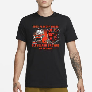 2023 Playoff Bound Go Browns T-Shirt1