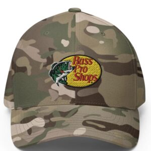 Bass Pro Shops Closed-Back Structured Cap Embroidery Green