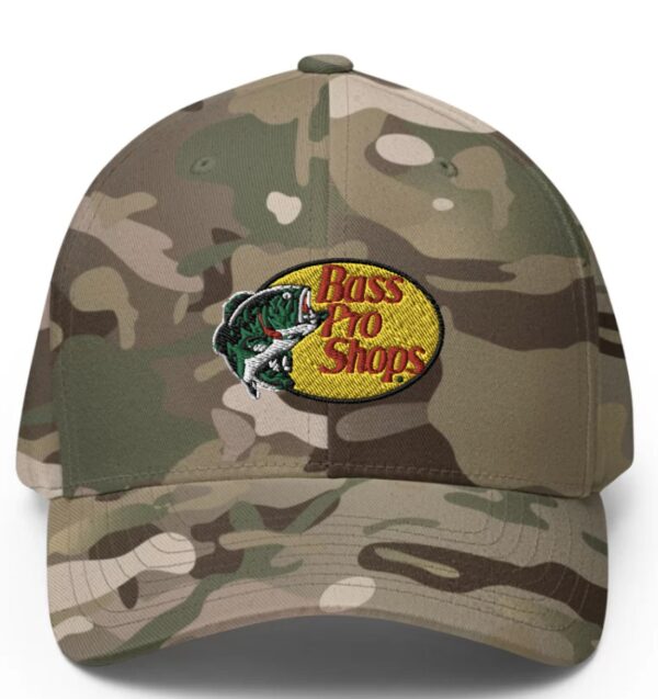 Bass Pro Shops Closed-Back Structured Cap Embroidery Green