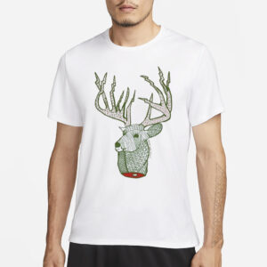 Bear Vs Shark Deer Head T-Shirt1