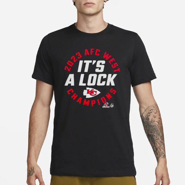 Chiefs Afc West Champions 2023 It’s A Lock T-Shirt3