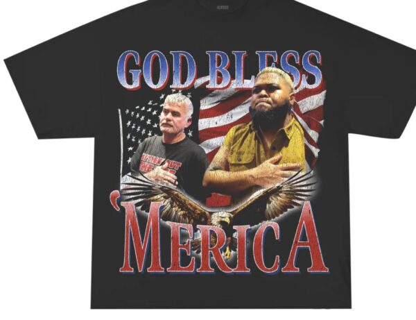 Druski Selling God Bless 'Merica Shirts