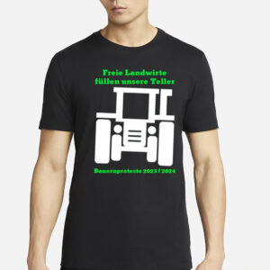 Freie Landwirte Fullen Unsere Teller T-Shirt1