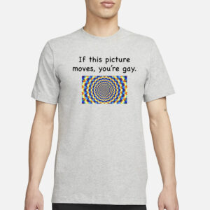 If This Picture Moves, You're Gay T-Shirt1