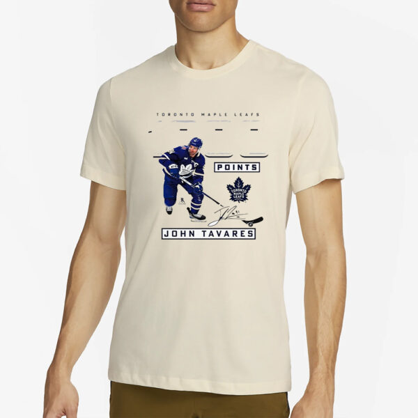 John Tavares Toronto Maple Leafs 1000 Career Points Shirt2