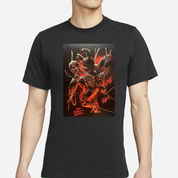 M1Stghoul Five Nights At Freddy’s Skeleton T-Shirts