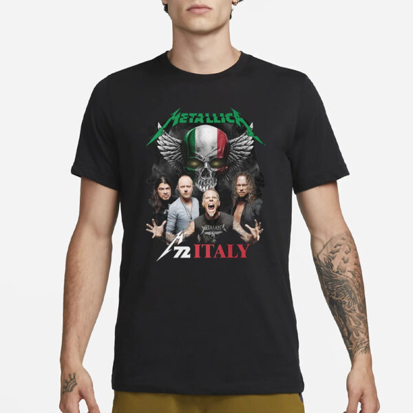 Metallica Italy 2024 T-Shirt3