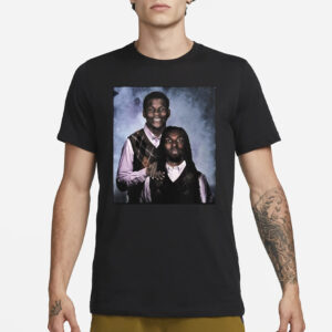 Minnesota Naz Reid And Anthony Edwards Step Brothers T-Shirt3