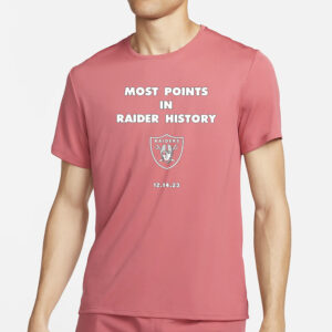 Most Points In Raider History 12.14.23 T-Shirt4