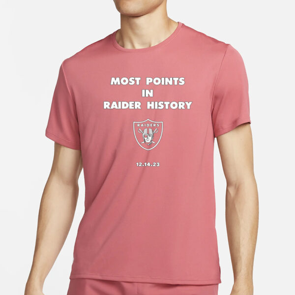 Most Points In Raider History 12.14.23 T-Shirt4