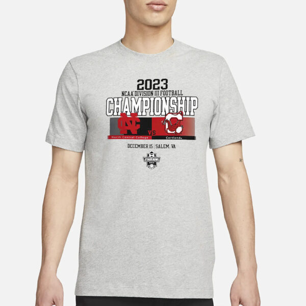 Ncaa Division Iii Football Championship 2023 Central College Vs Red Dragons T-Shirt1