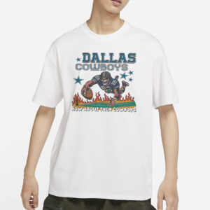 Skeleton How About Them Cowboys T-Shirt2