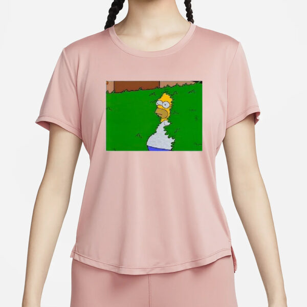 The Simpsons Backs Into Bushes T-Shirt1