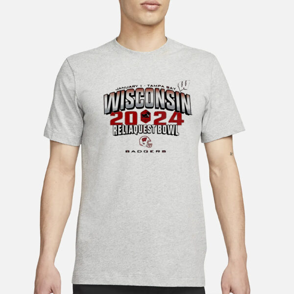 Wisconsin Badgers Football Reliaquest Bowl 2024 Shirt