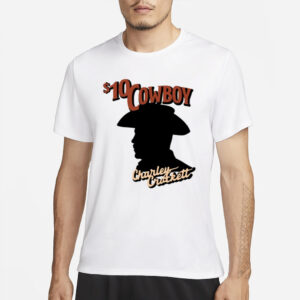 $10 Cowboy Charley Crockett Silhouette T-Shirt