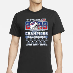 Bills AFC East Division Champions Won Not Done T-Shirts