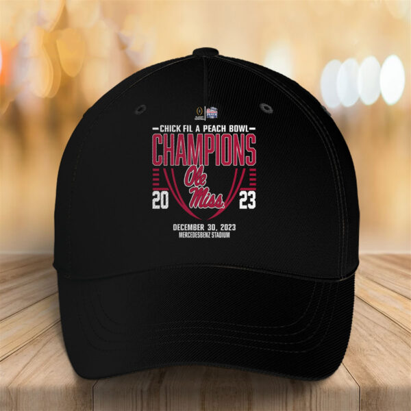 Chick Fil A Peach Bowl Champions Ole Miss 2023 Hat