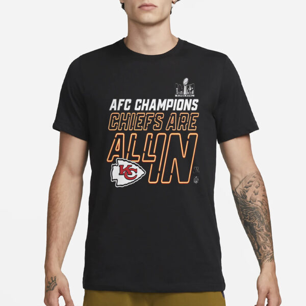 Chiefs Are All In Afc Champions 2023 T-Shirt3