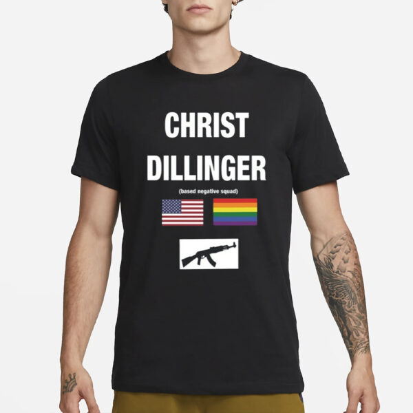 Christ Dillinger Based Negative Squad T-Shirt3