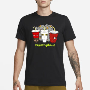 Cups And Aqua Teen Hunger Force Cupscriptions T-Shirt3