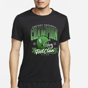 Fantasy Football Champion 2023 Footclan Title T-Shirt2