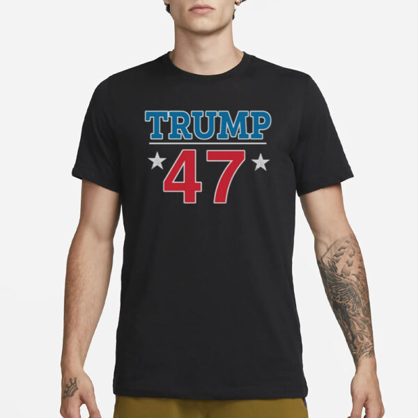 Hodgetwins Trump 47 New T-Shirt1