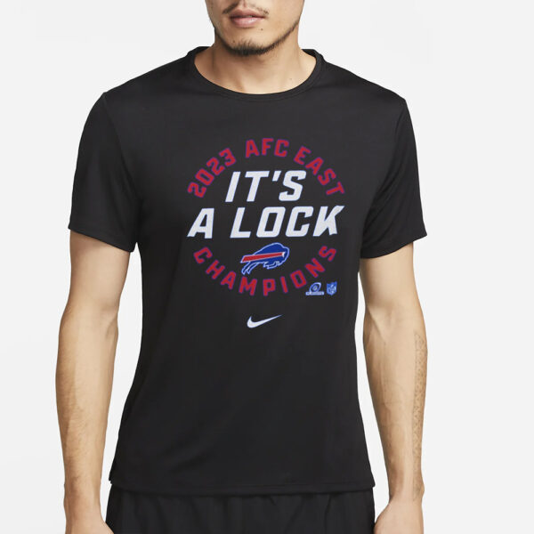 Josh Allen Bills 2023 Afc East Champions It’s A Lock T-Shirt2